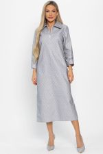 Платье Лоуренс НЬЮ (светло-серое) П14876-18М LT Collection