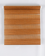 Рулонная штора зебра, шоколад