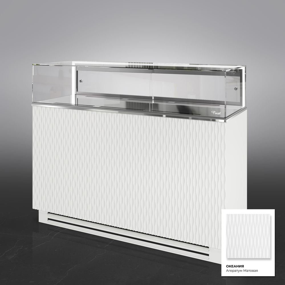 Кондитерская напольная холодильная витрина Finist GLASSIER 58 LUX