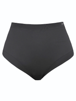 Набор из 2 хлопковых высоких +size трусиков-слип Esencial (Размер: XXXL) (Цвет: черный)