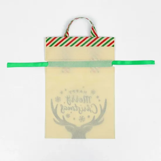 Мешок подарочный "Счастливого рождества", 22 х 32 см