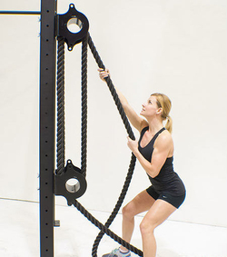 Канатный тренажер "Двойная бочка"