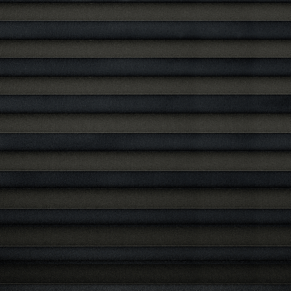 Штора плиссе Стандарт с ручками, ткань Креп черный арт. 4011, цвет комплектующих белый, серый, антрацит, черный, коричневый, кремовый и т д