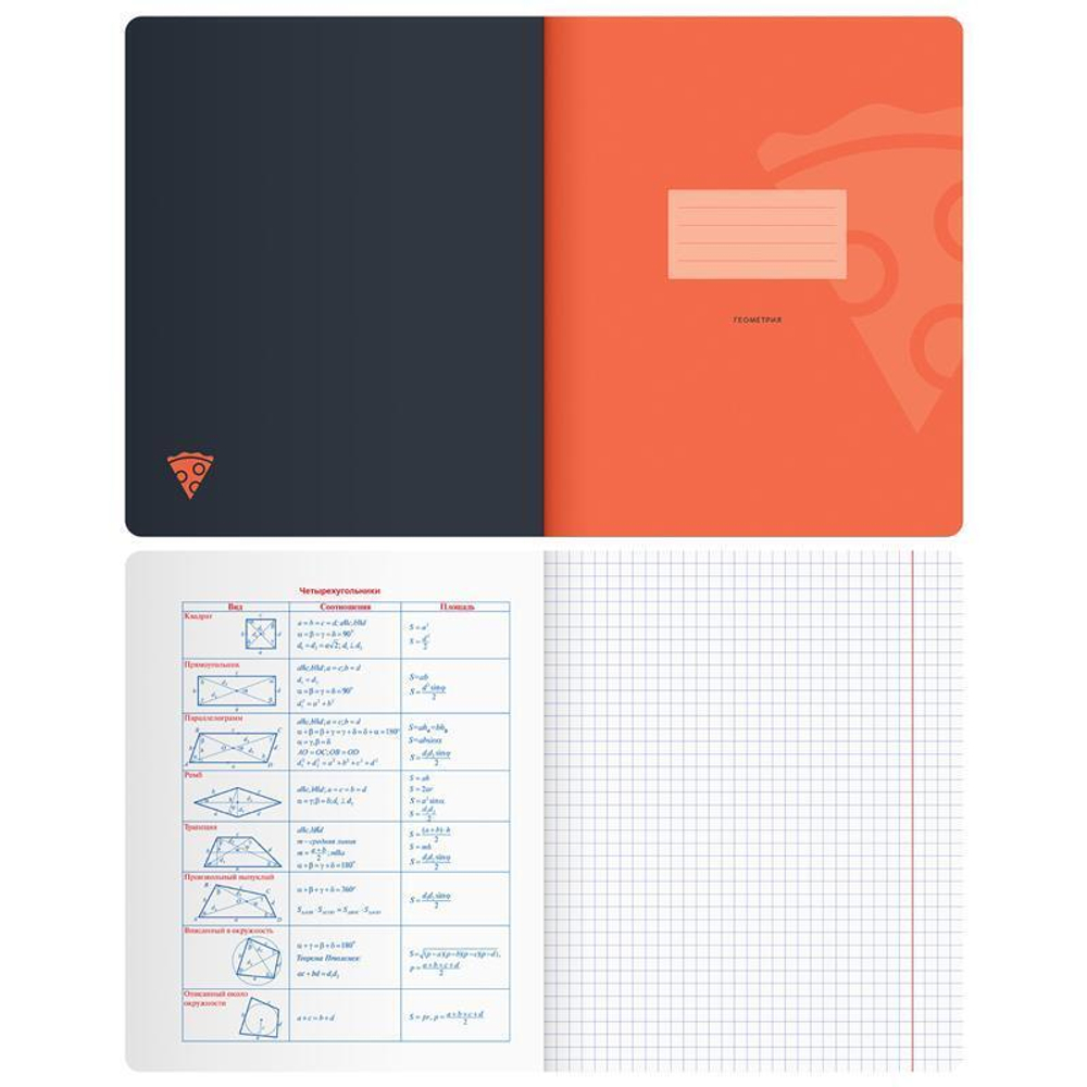 Тетрадь предметная А5 48л. "Monocolor. Element. Геометрия" (BG)