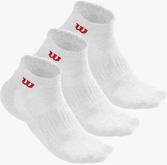 Теннисные носки Wilson Men's Quarter Sock 3 - белый