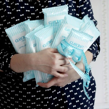 Набор из 10 пачек японской глины Ультра Ultra Light Clay от CLAYCRAFT by DECO