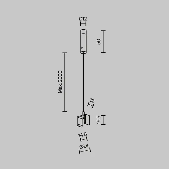 Комплектующие для трековой системы Technical TRA239SW-2B