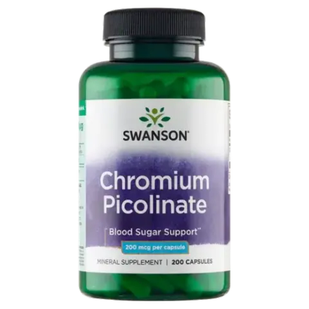 Пиколинат хрома Swanson - 200 капсул