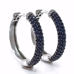 Серьги из серебра "Эстерелла", 925 пробы, с фианитами