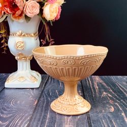 Lenardi 110416 Конфетница на ножке 15.5 см БАВАРИЯ карамель в под.уп.(х12)Керамика