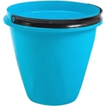 Ведро с крышкой Лайт 10л голубое