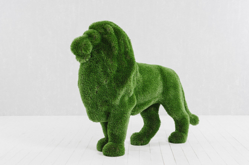 Топиари Лев стоячий большой