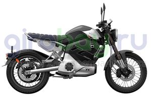 Электромотоцикл WHITE SIBERIA SUPER SOCO TC MAX (Черный-Серебро)