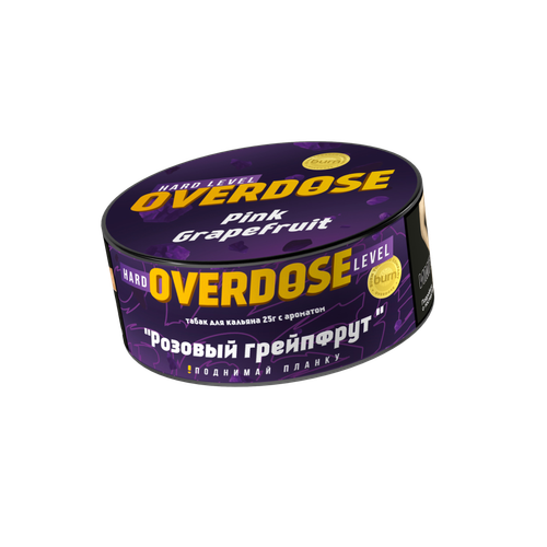 М. Табак для кальяна Overdose Pink Grapefruit (Розовый грейпфрут), 25 г