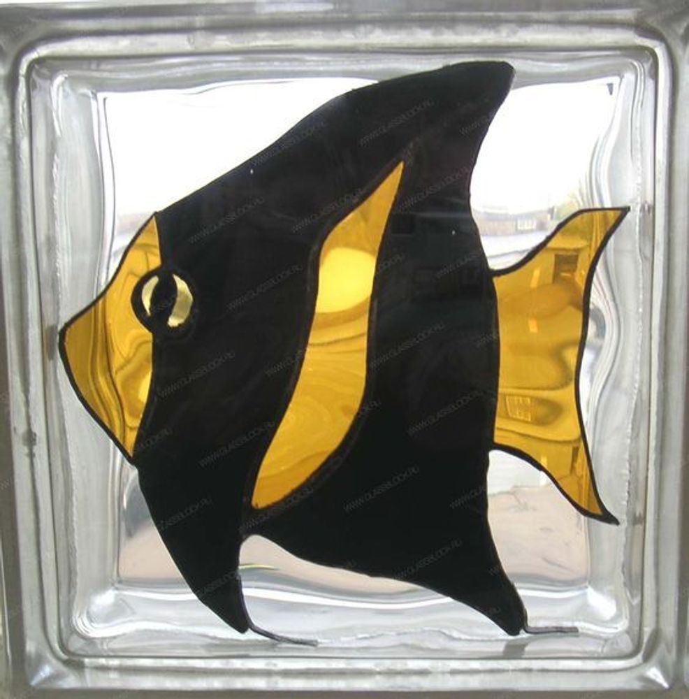 Стеклоблок декоративный Тропические рыбки 19x19x8 см ВИ_009 (Г) купить