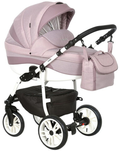 Детская коляска Indigo Indigo New 3 в 1 In04 темная пудра