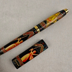 Набор подарочный "Родина-мать!" флешка и ручка-роллер Parker с ручной росписью Палех в футляре