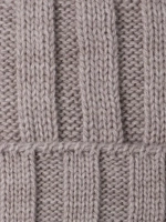 Шапка для мальчика осенняя вязаная и снуд