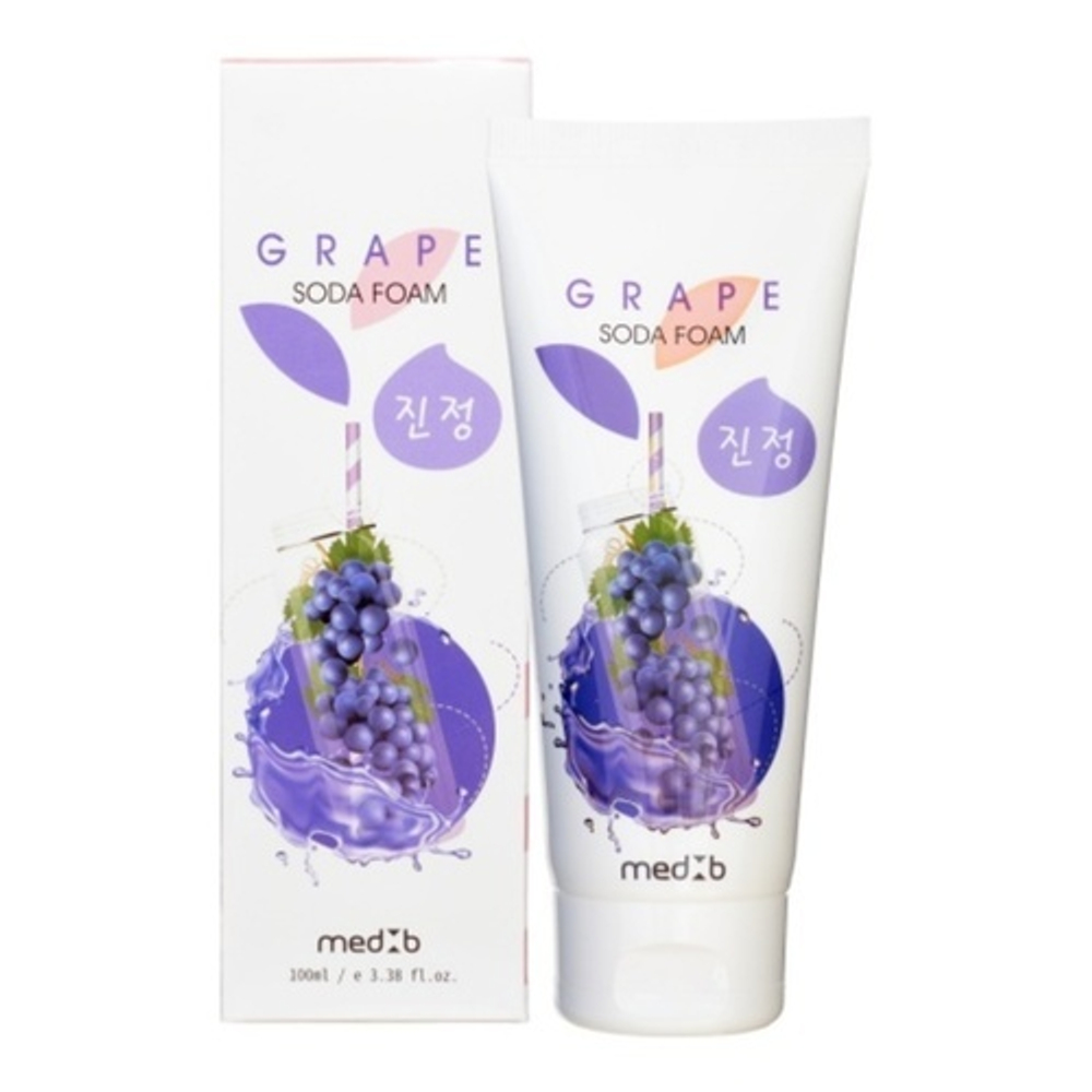 [Med B] Grape soda foam - Пенка для умывания с экстрактом винограда и содой, 100 мл