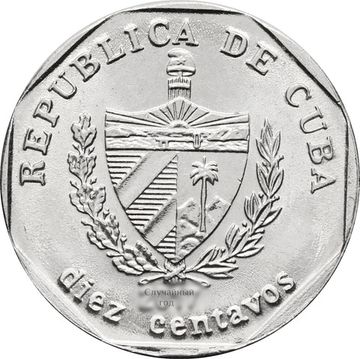 10 сентаво 1994-2018 Куба