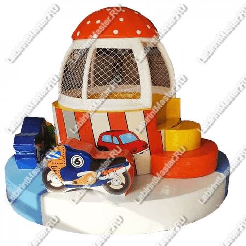 Электрическая карусель детская 4KIDS "Гонки на мотоциклах"