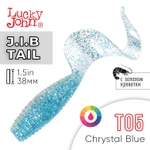Твистер Lucky John J.I.B. TAIL 1.5" (38 мм), 15шт/уп