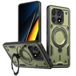 Чехол Magneto Case с кольцом для Poco X6 Pro