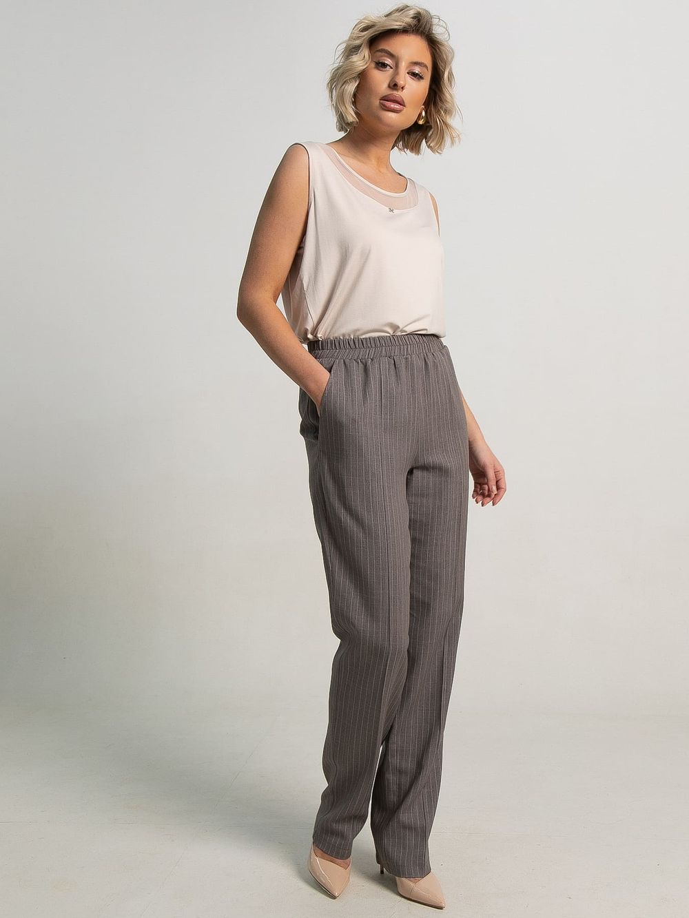 Брюки Летний шик (капучино) Б15587-9М LT Collection