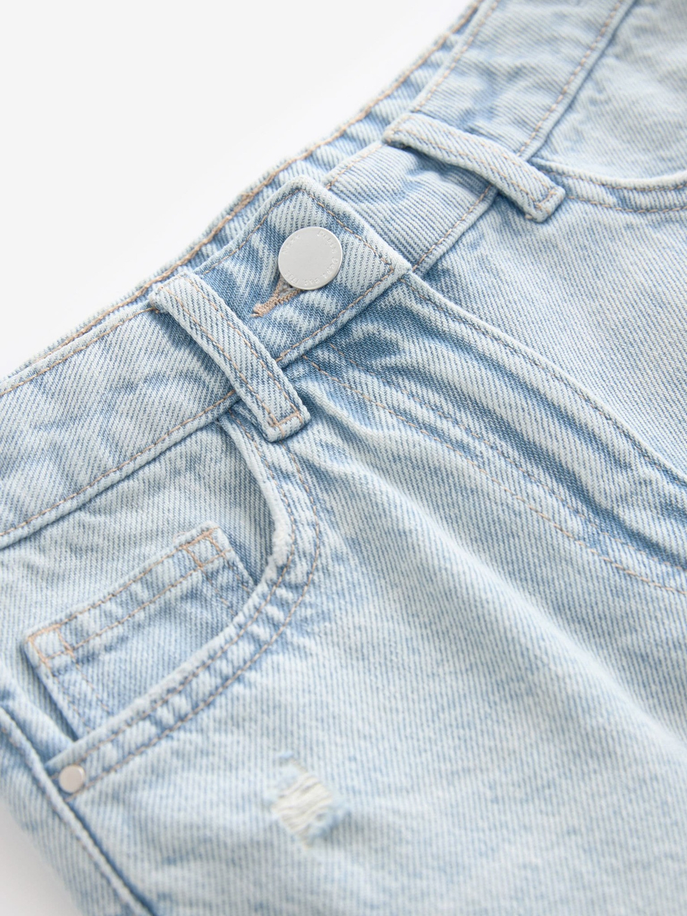 Джинсы широкие для девочки Next 480-615, Голубой