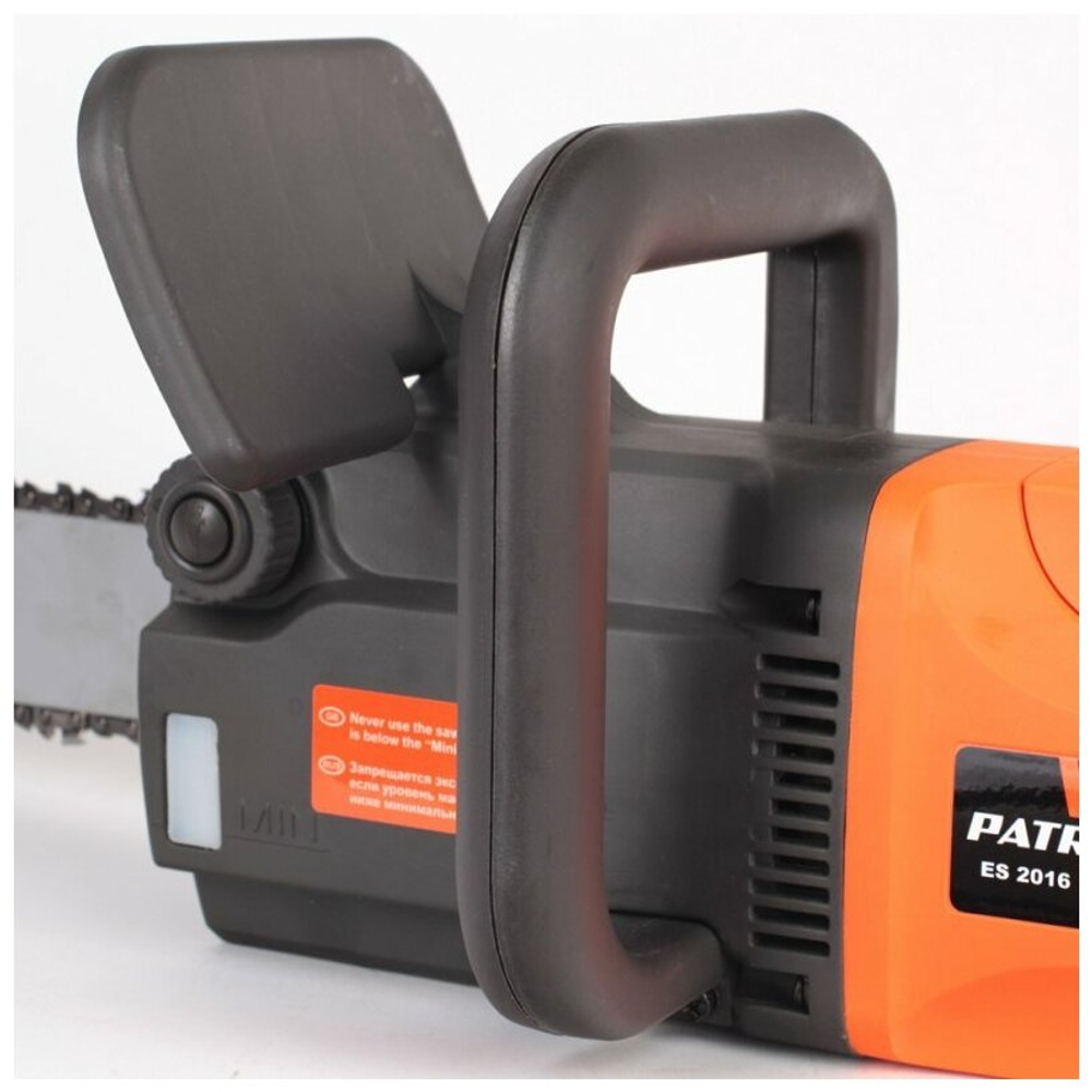 Пила цепная электрическая PATRIOT ES, 2000Вт, шаг цепи 3/8", длина шины 40см, плавный пуск