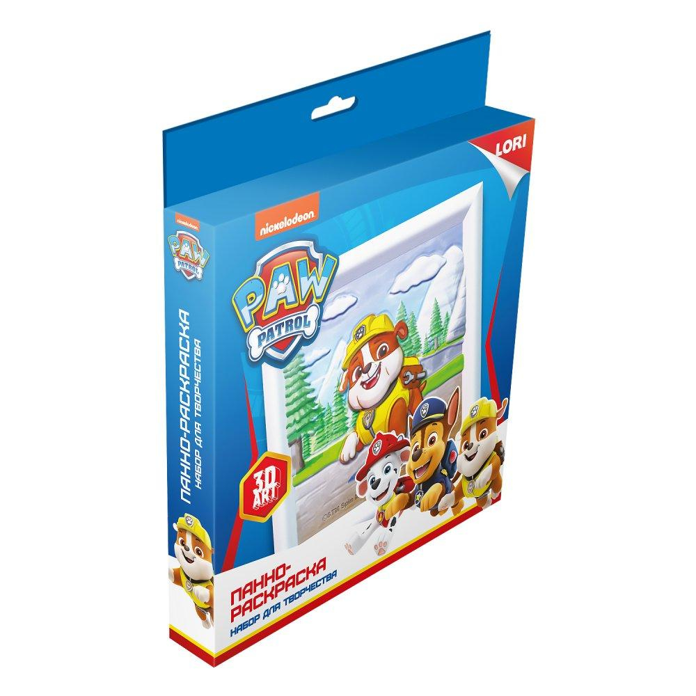 3D Art Панно-раскраска 20*20см Щенячий патруль "Крепыш" (Lori)