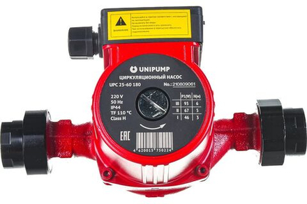 Насос циркуляц.(отопл.) UPC 25-60 180 UNIPUMP
