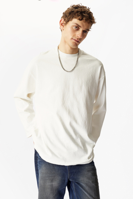 Белый лонгслив Votus