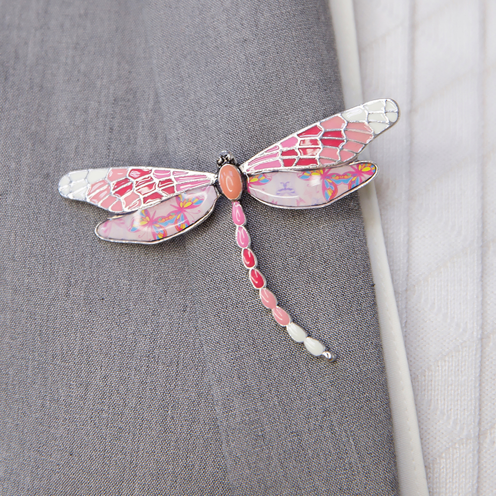 Брошь Shadore Стрекоза XZ0417.7 R/S