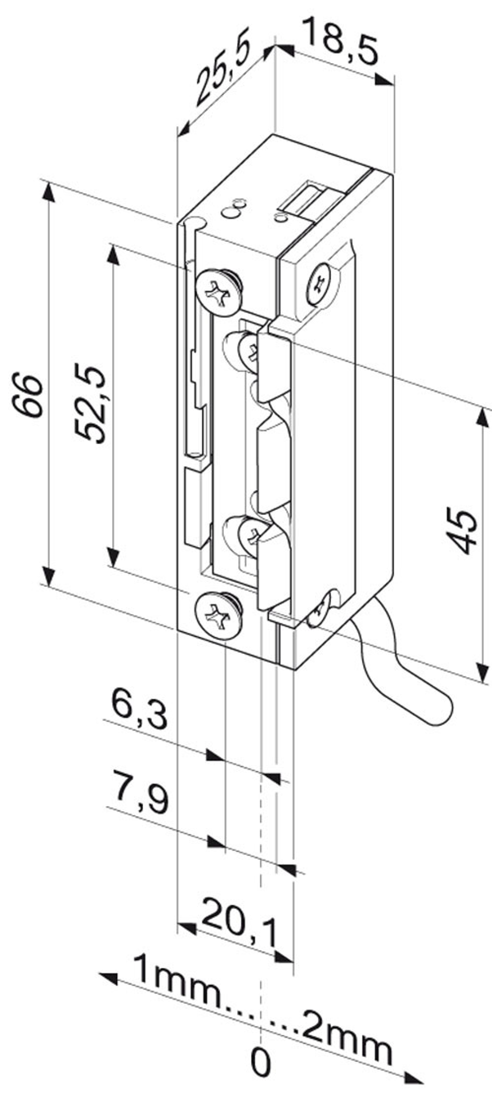 Электромеханическая защелка effeff 138W.13