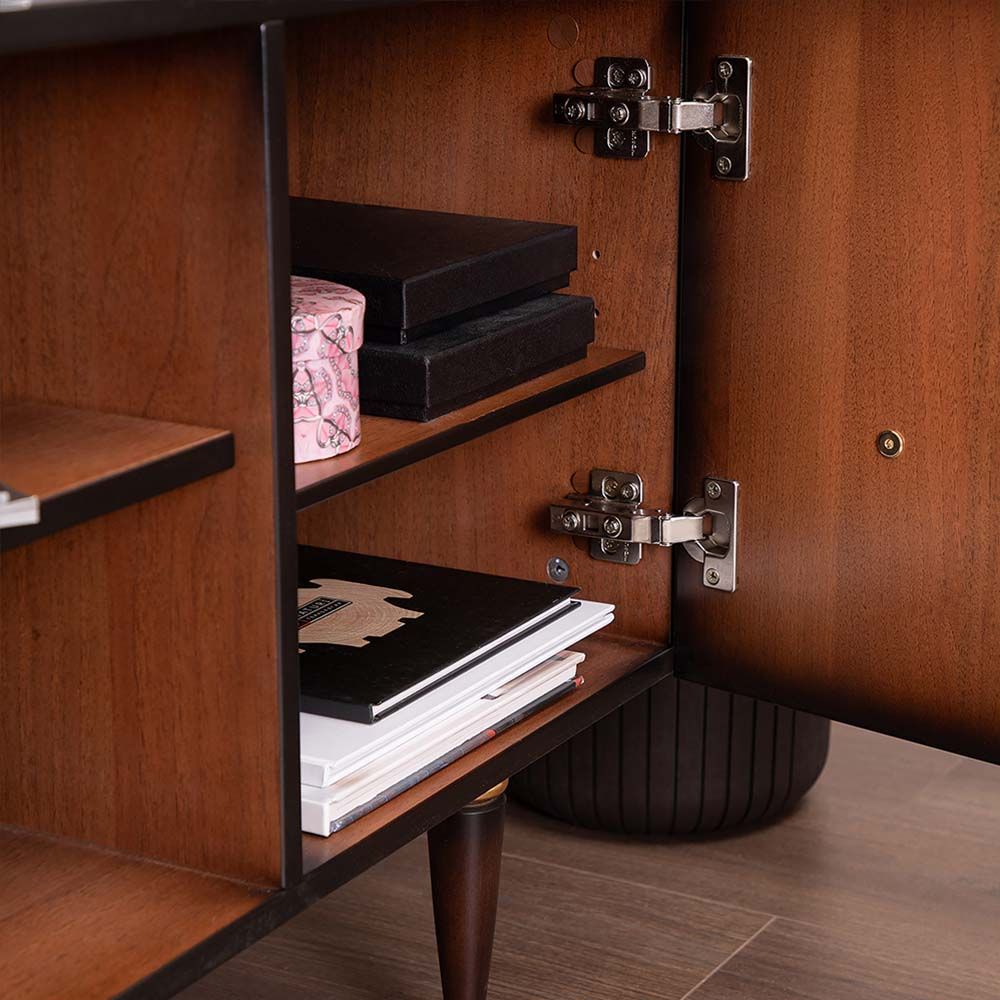 Тумба под ТВ Терра 155см Классик Каштан