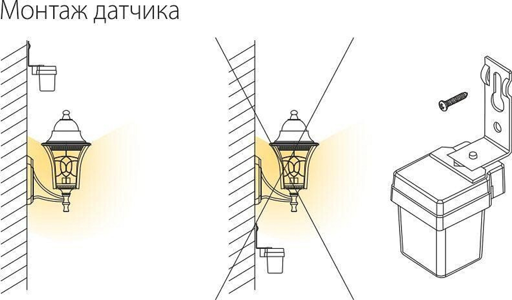 Датчик освещенности Elektrostandard SNS-L-06 белый