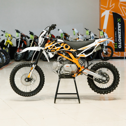 Питбайк KAYO BASIC K125EA 17/14 KRZ 2024 г. (полуавтомат, электростартер)