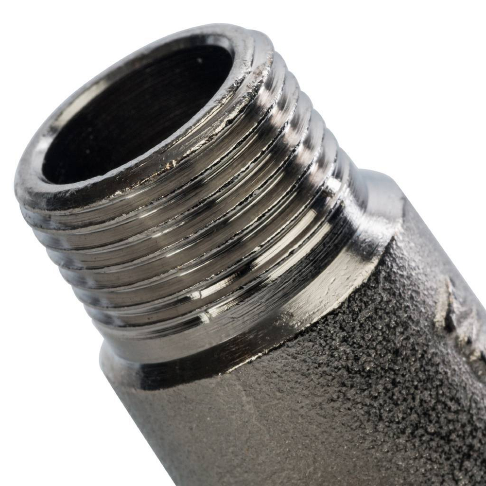 Угольник STOUT никелированный 3/8" ВР/НР