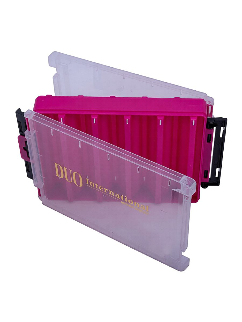 Коробка для приманок DUO Reversible Lure Case 160 #Pearl Black/Gold Log