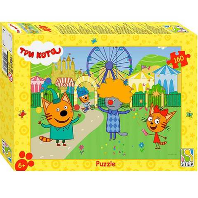 Пазл 160 Три кота. Новые истории 94176 Степ
