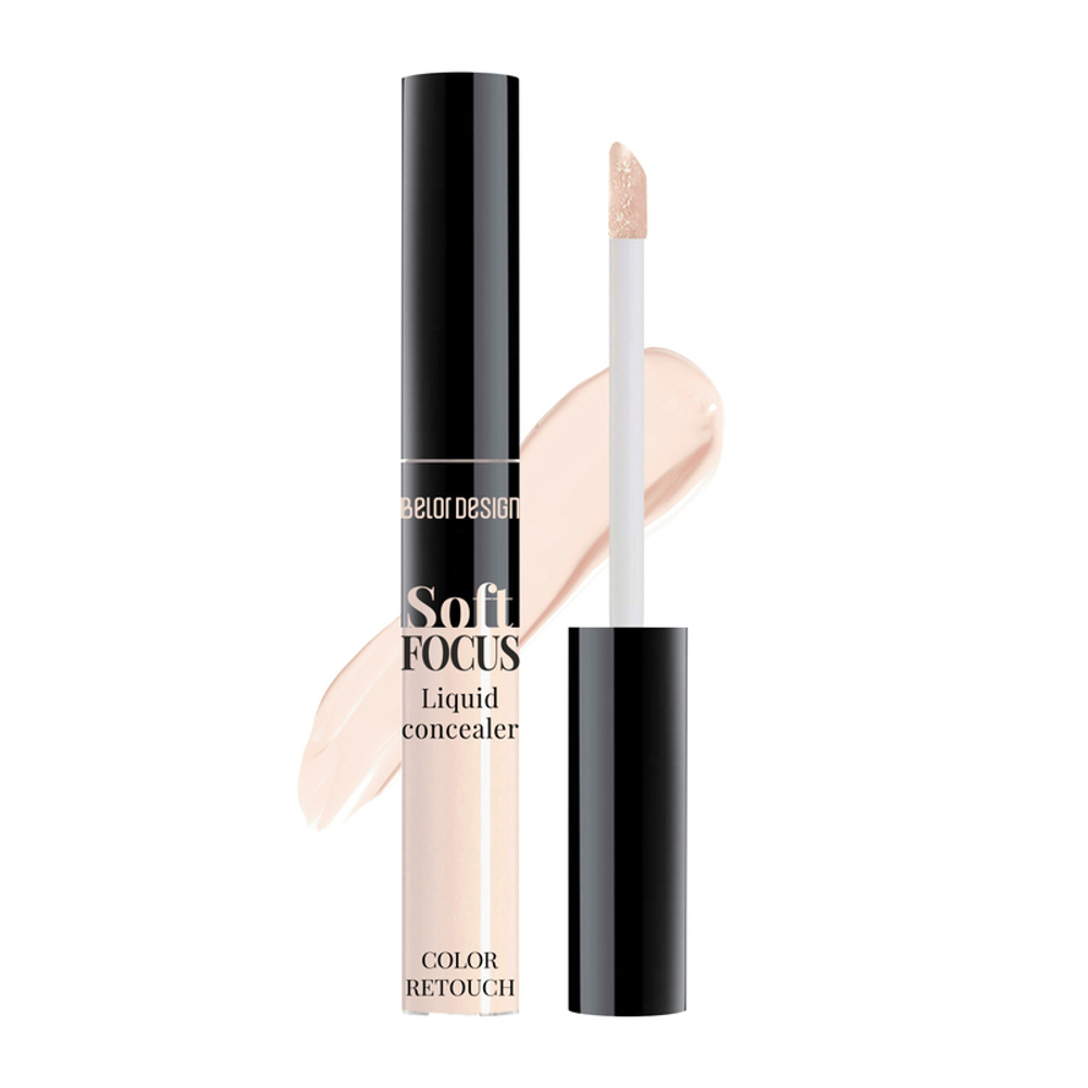 BelorDesign Жидкий консилер «Soft Focus » тон 101 ФАРФОРОВЫЙ 7 мл