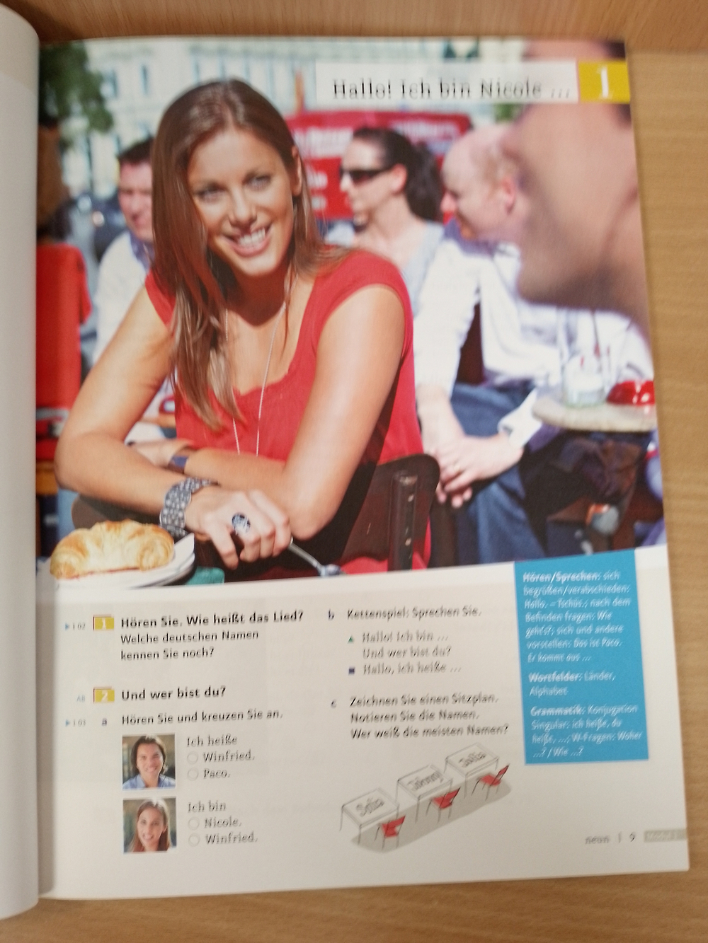 Menschen A1/1, Kursbuch