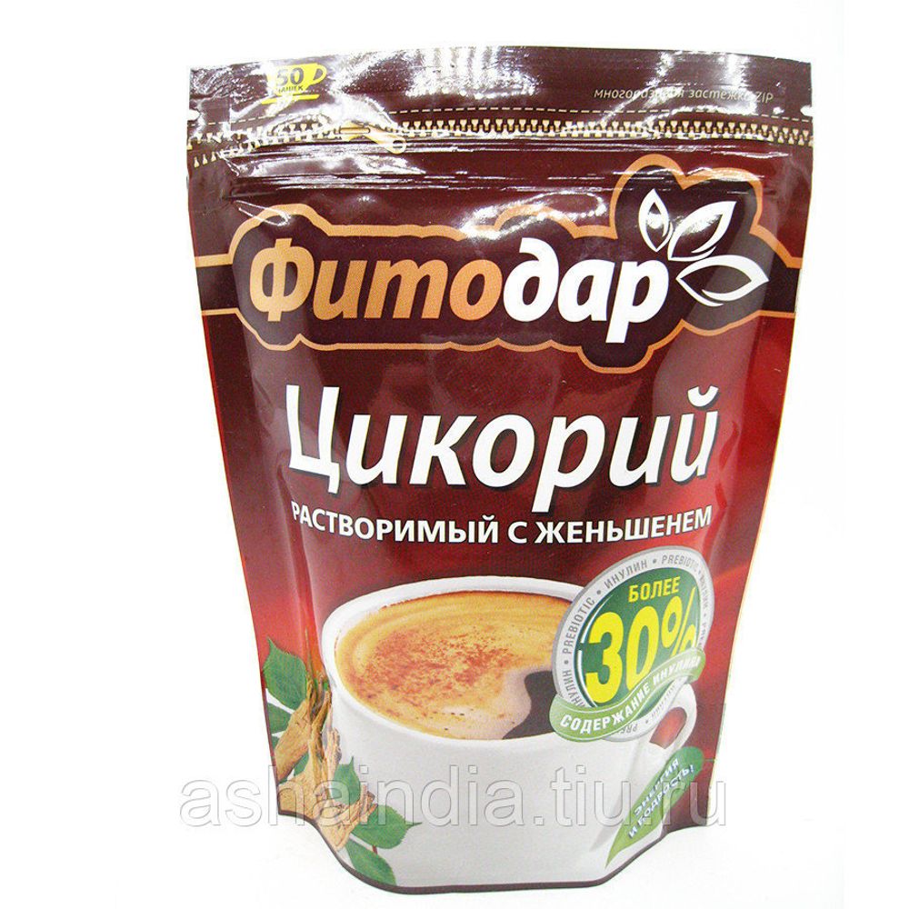 Цикорий Фитодар растворимый с женьшенем 100 г