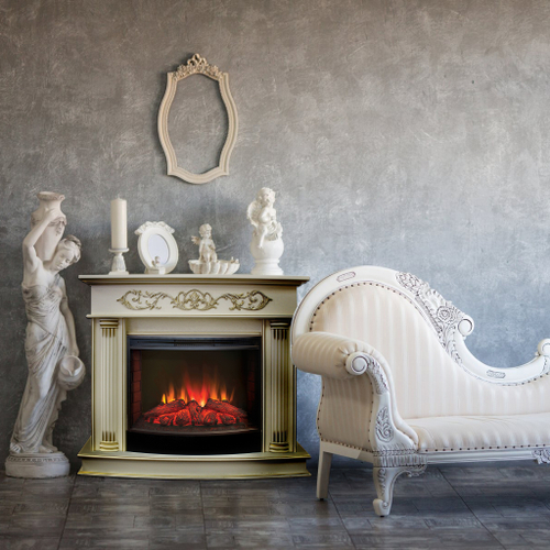 Каминокомплект Real Flame Milano 25/25,5 WT с очагом Evrika 25,5