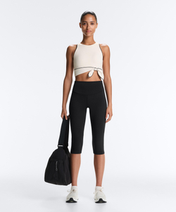 Oysho Топ без рукавов Comfortlux с завязками, экрю