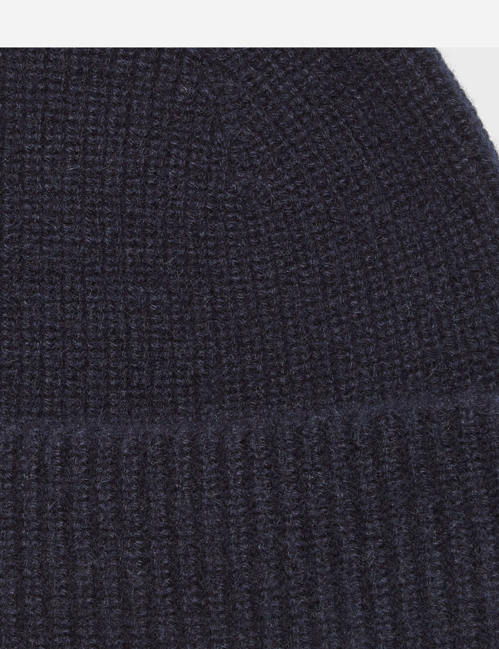 Шапка Zegna Ribbed-knit Сashmere Navy