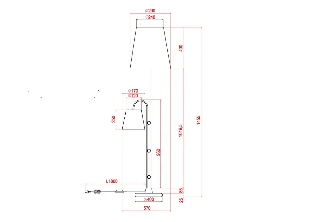 Торшер Arte Lamp