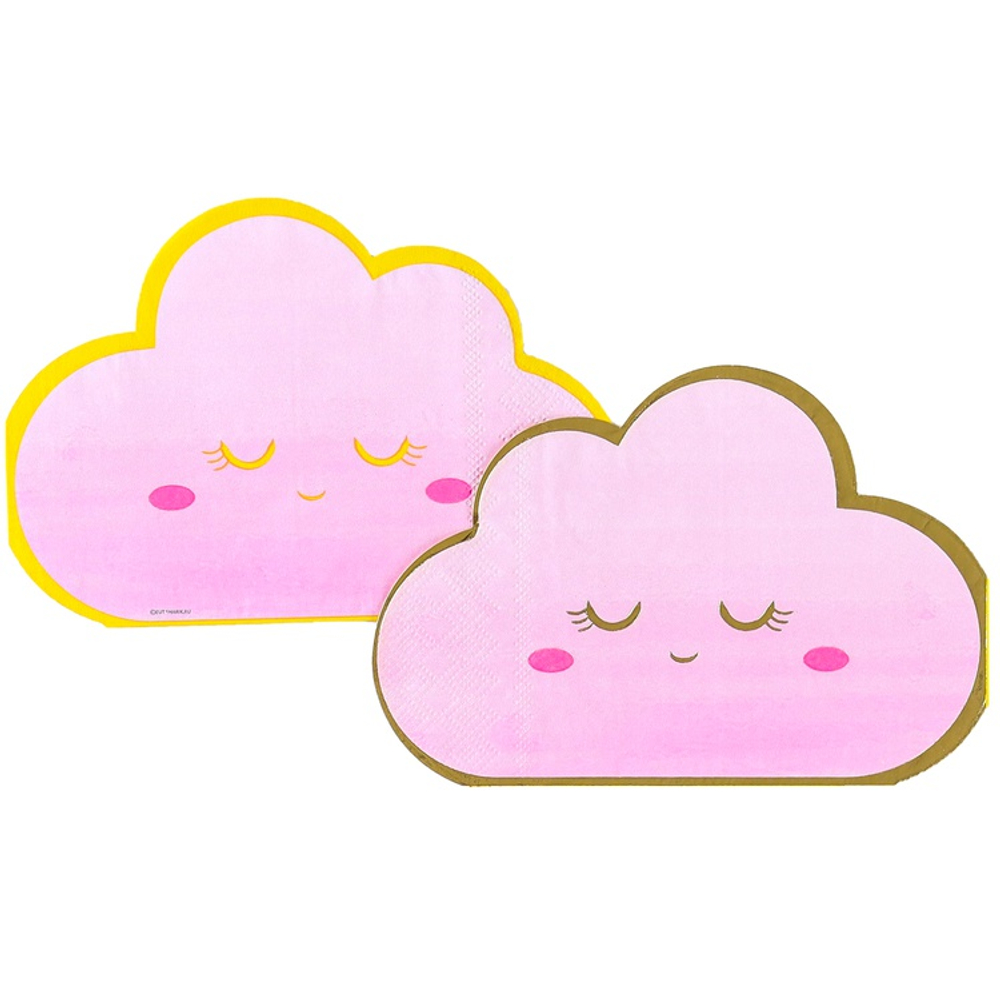 Салфетки «Детские грезы. Облако» в розовом цвете, 33 см, 6 шт