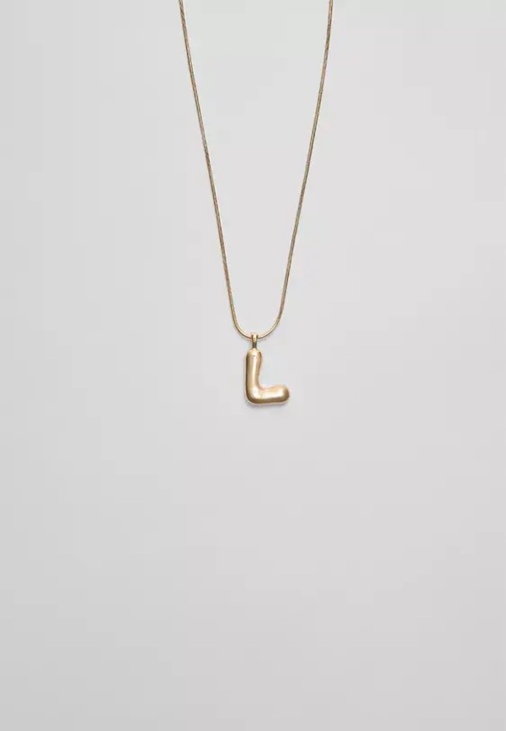 STRADIVARIUS Ожерелье с инициалами, золотой